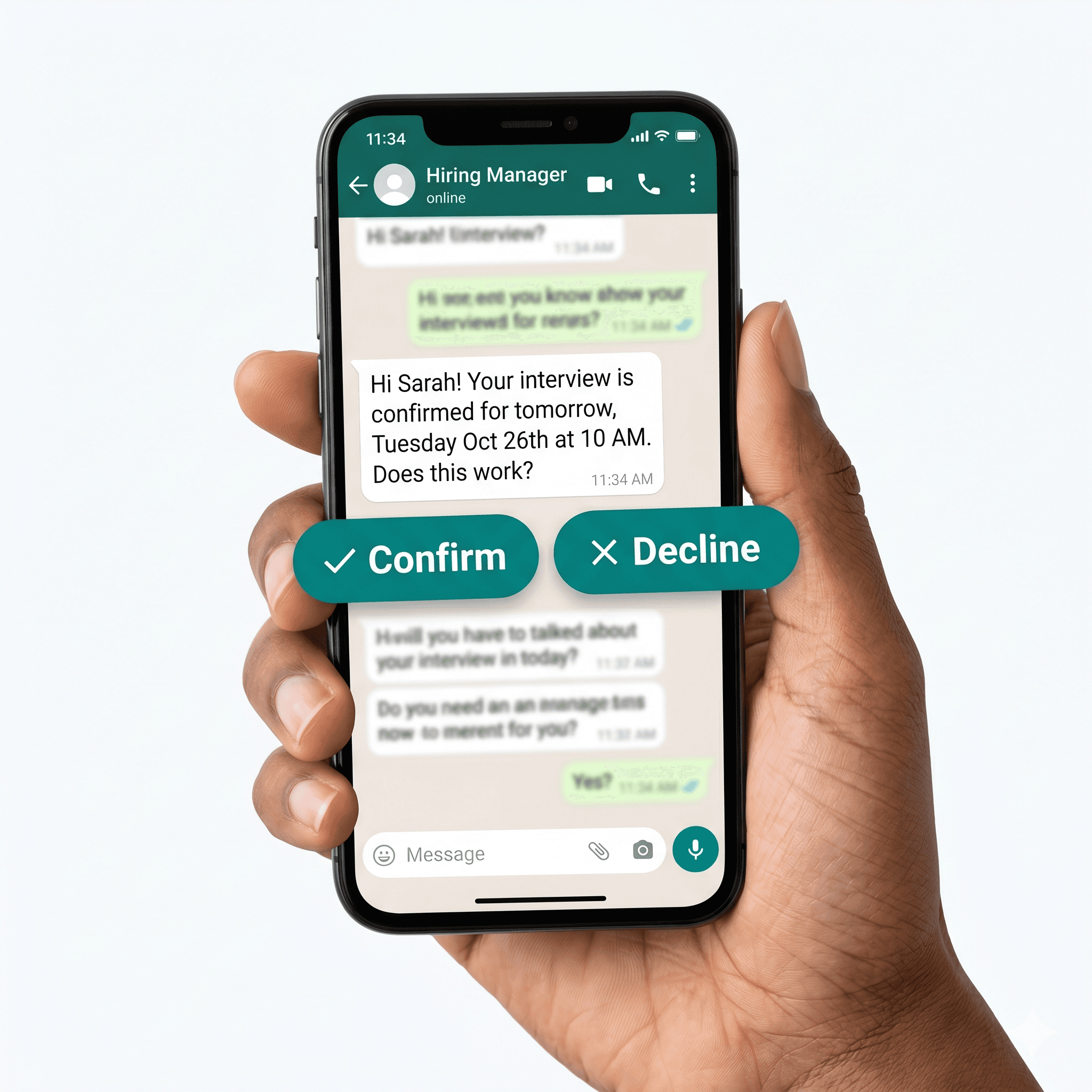 WhatsApp-Native Candidate Engagement